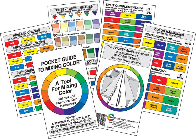 THE COLOR WHEEL COMPANY Pocket Guide to Mixing Color