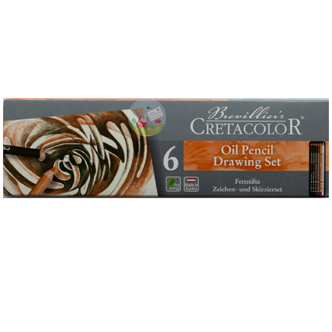 CRETACOLOR’ÇÎå Oil Pencil Drawing Set 6
