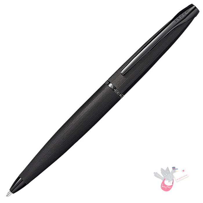 CROSS ATX Ballpoint - Brushed Black with Diamond Etch