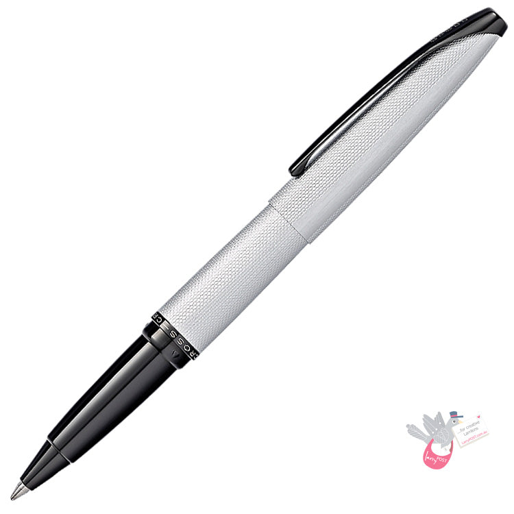 CROSS ATX Rollerball - Brushed Chrome with Diamond Etch