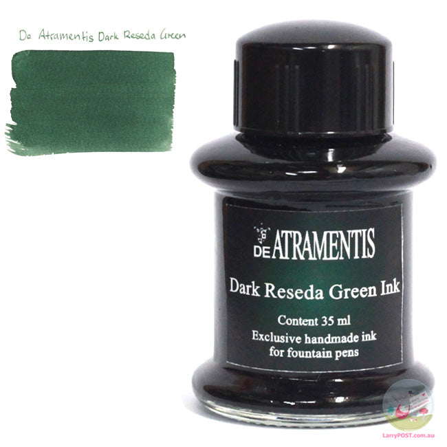 DE ATRAMENTIS Fountain Pen Ink 35mL - Dark Reseda Green