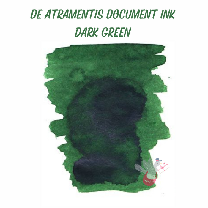 DE ATRAMENTIS Permanent Document Ink - Green - 2mL SAMPLE