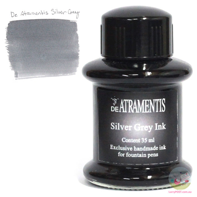 DE ATRAMENTIS Fountain Pen Ink 35mL - Silver Grey