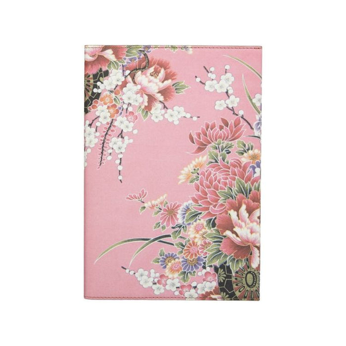 DAYCRAFT Flower Wow Notebook - Fabric - Ruled (A5) - Pink