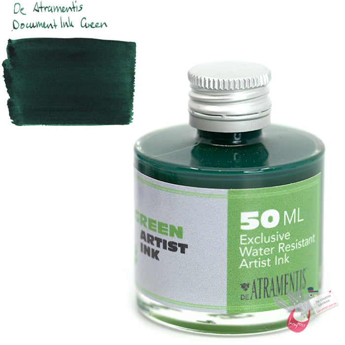 DE ATRAMENTIS Artist Ink 50mL - Green