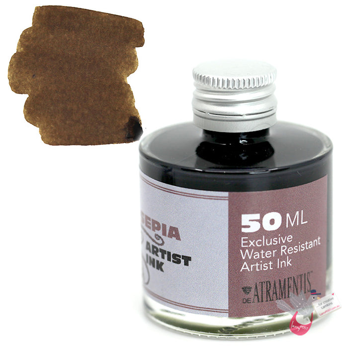 DE ATRAMENTIS Artist Ink 50mL - Sepia