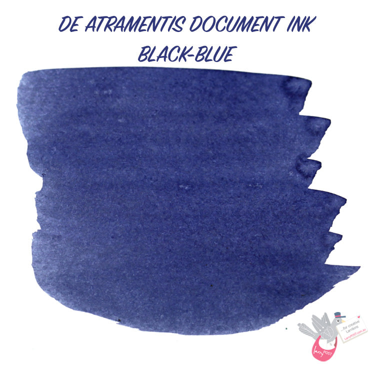 DE ATRAMENTIS Permanent Document Ink 45mL - Black Blue