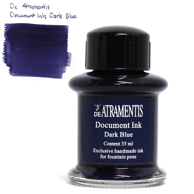 DE ATRAMENTIS Permanent Document Ink 35mL - Dark Blue