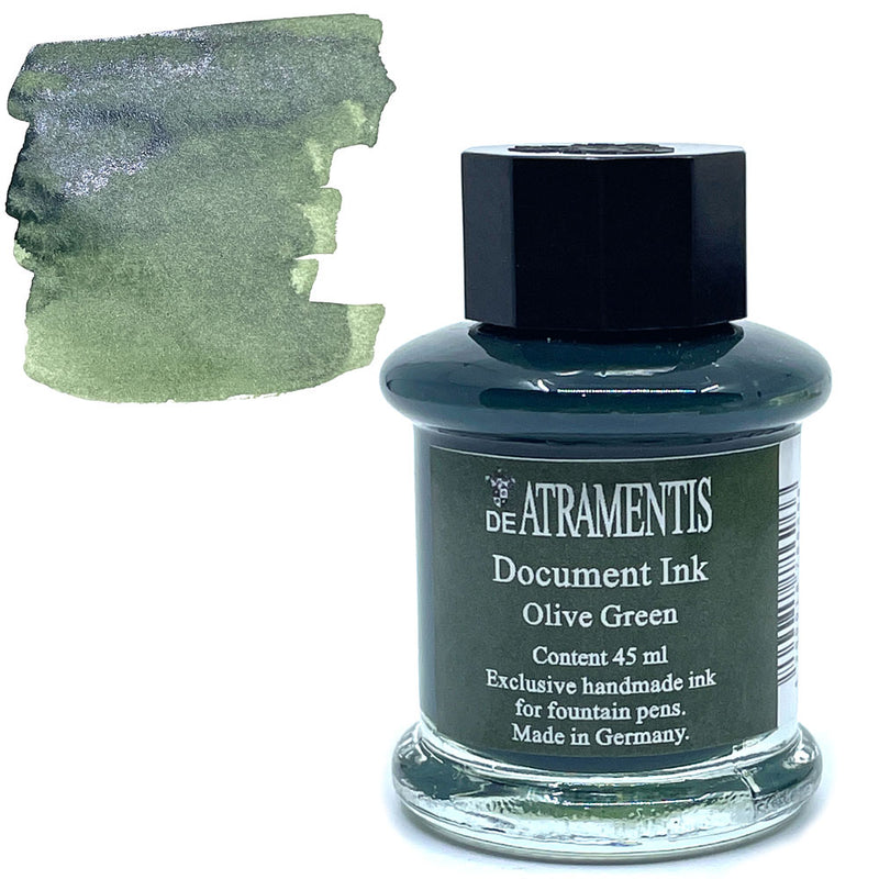 DE ATRAMENTIS Permanent Document Ink 45mL - Olive Green