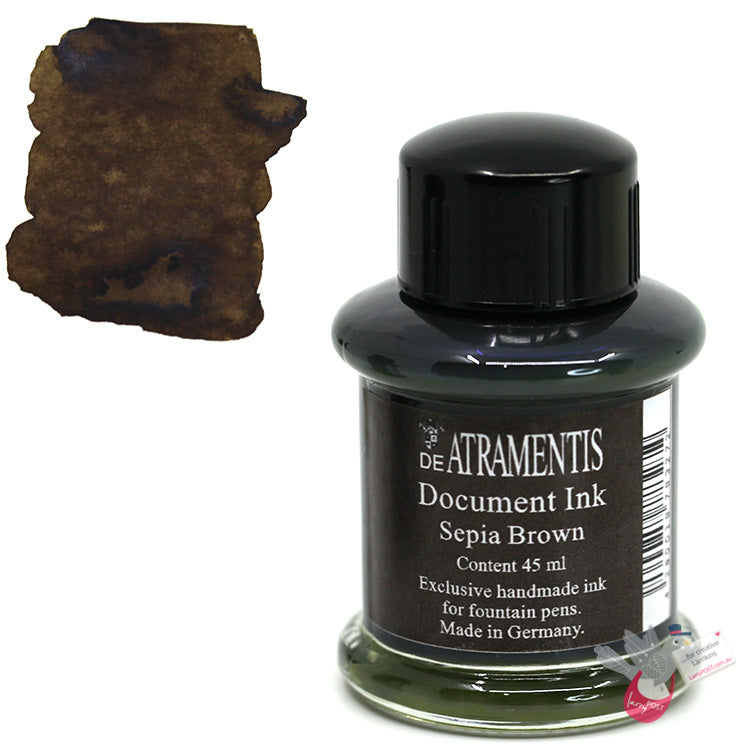 DE ATRAMENTIS Permanent Document Ink 35mL - Sepia Brown