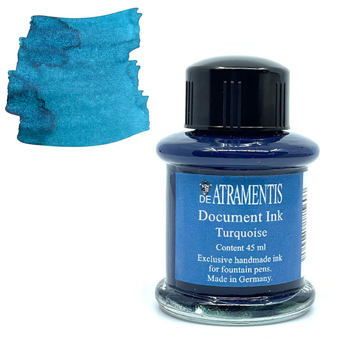 DE ATRAMENTIS Permanent Document Ink 45mL - Turquoise