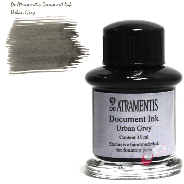 DE ATRAMENTIS Permanent Document Ink 45mL - Urban Grey (LarryPOST Edition)