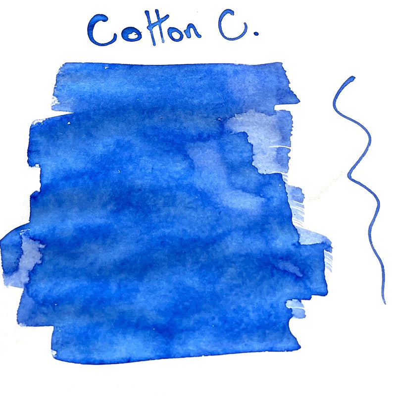 DE ATRAMENTIS Fountain Pen Ink 45mL - Cotton Candy (fairy floss) Fragrance  - Blue Colour