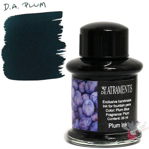 DE ATRAMENTIS Fountain Pen Ink 35mL - Plum Fragrance - Plum Blue Colour