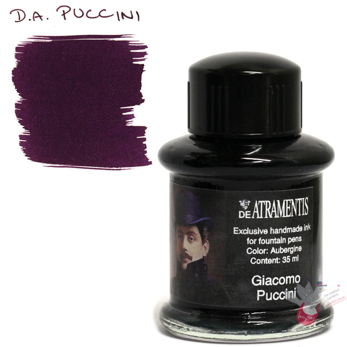 DE ATRAMENTIS Fountain Pen Ink 35mL - Giacomo Puccini - Aubergine