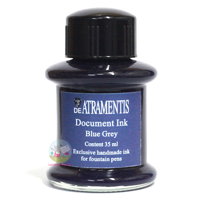DE ATRAMENTIS Permanent Document Ink 45mL - Blue Grey (fog grey)