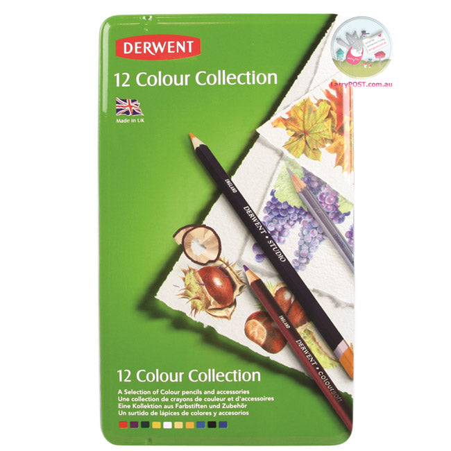DERWENTŠ—ç’£Î¢ Colour Collection Tin 12 Asst