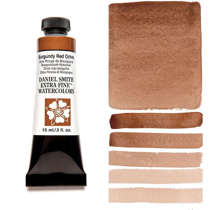 DANIEL SMITH Watercolour - 15mL - Burgundy Red Ochre