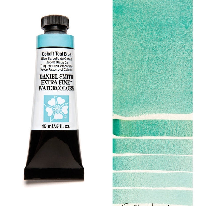 DANIEL SMITH Watercolour - 15mL - Cobalt Teal Blue (PG50)