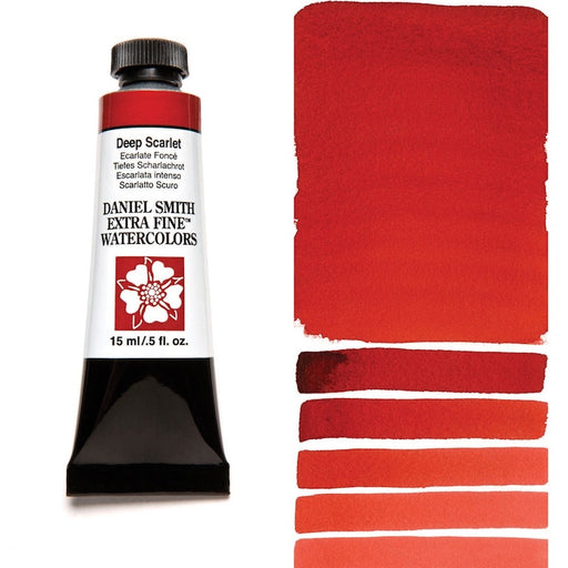 DANIEL SMITH Watercolour - 15mL - Deep Scarlet