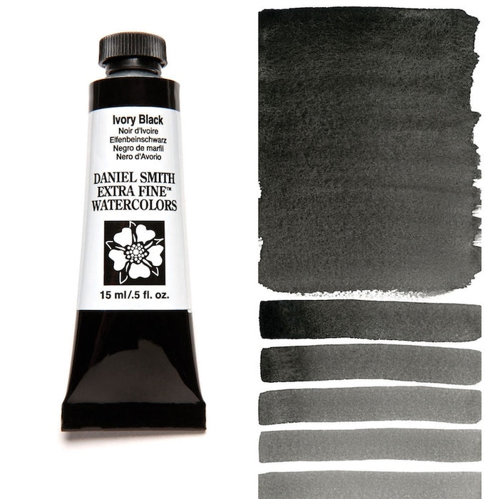 DANIEL SMITH Watercolour - 15mL - Ivory Black