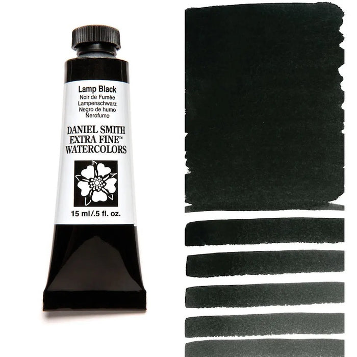 DANIEL SMITH Watercolour - 15mL - Lamp Black