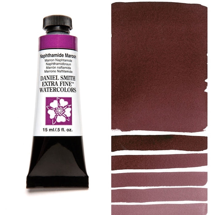 DANIEL SMITH Watercolour - 15mL - Naphthamide Maroon