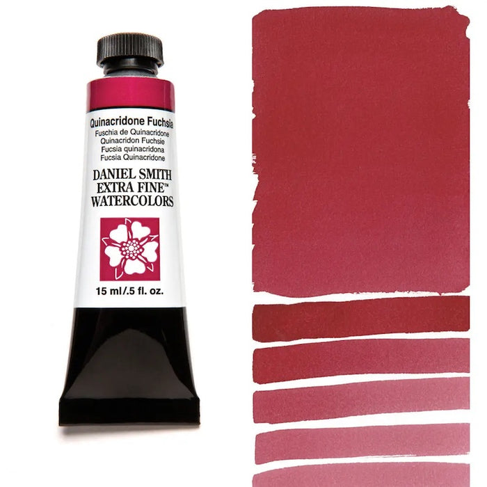 DANIEL SMITH Watercolour - 15mL - Quinacridone Fuchsia (PR202)