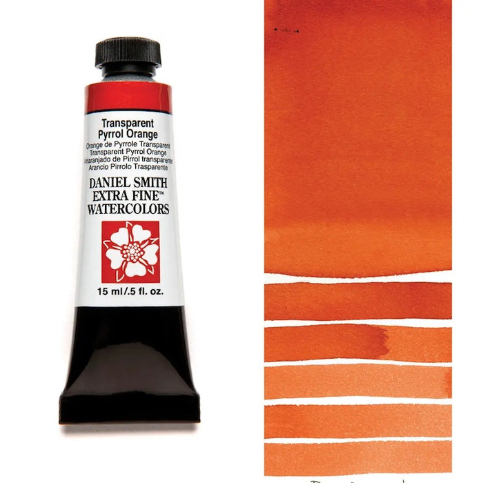 DANIEL SMITH Watercolour - 15mL - Transparent Pyrrol Orange