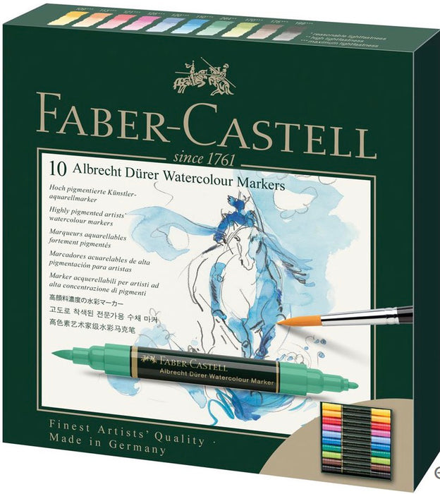 FABER-CASTELL Albrecht Durer Watercolour Marker- Set 10