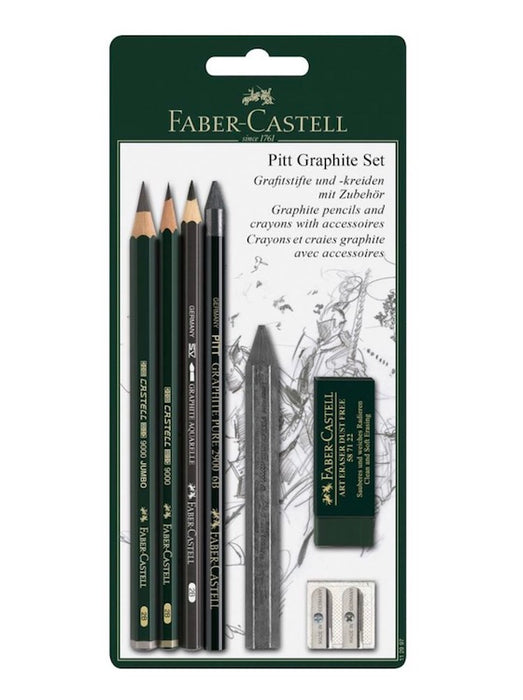 FABER-CASTELL Pitt Graphite Set - 7 Pieces
