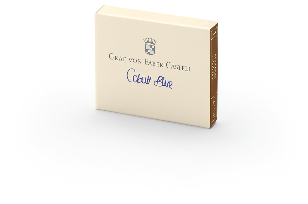 GRAF VON FABER-CASTELL Ink Cartridges - 6 Pack - Cobalt Blue