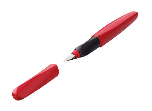 PELIKAN Twist Fountain Pen - Fiery Red - Medium Nib