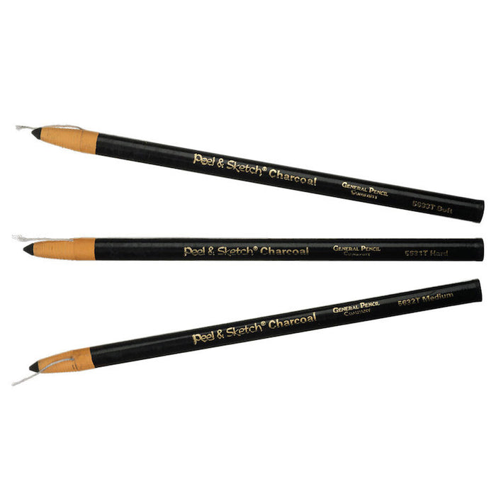 GENERAL'S Peel & Sketch Charcoal Pencil