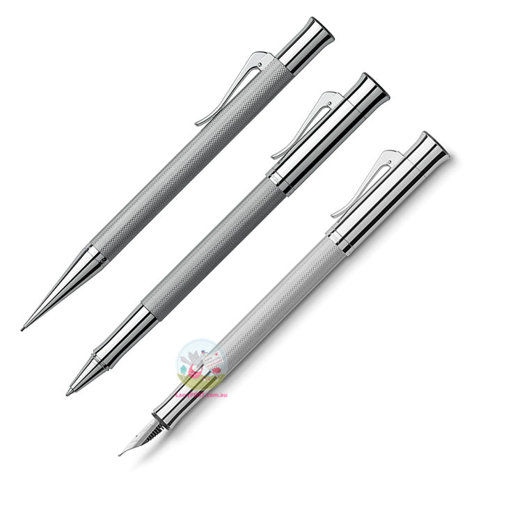 GRAF VON FABER-CASTELL Guilloche Rhodium - Rollerball Pen