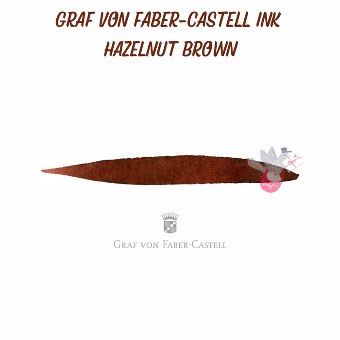 GRAF VON FABER-CASTELL Fountain Pen Ink - 5mL SAMPLE - Hazelnut Brown