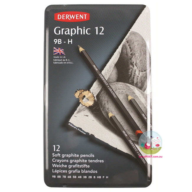 DERWENT 12 Graphic Soft (Sketching Set)