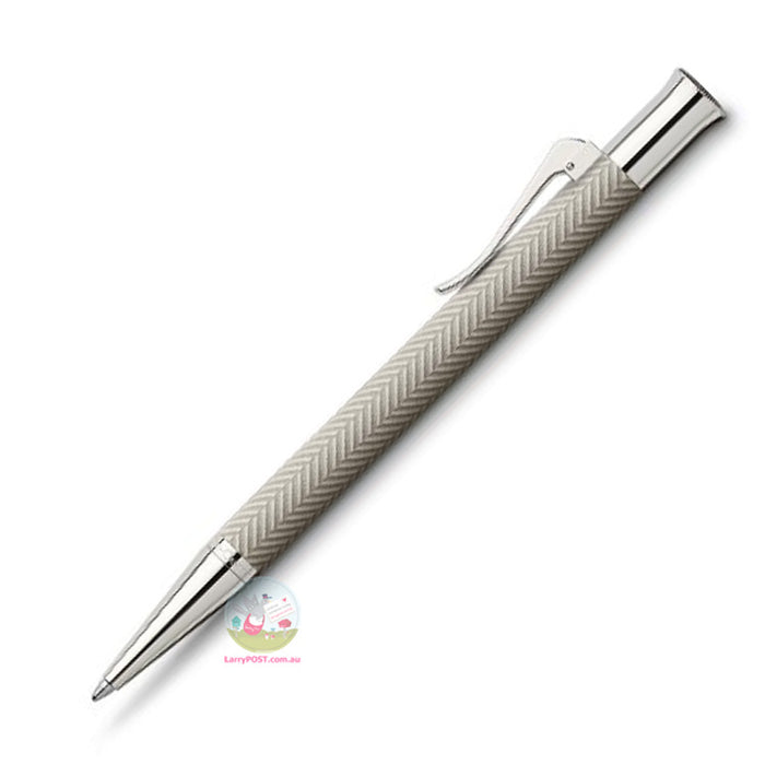 Graf von FABER-CASTELL Guilloche Cisel’‘Ω - Light Grey - Propelling Ball Pen