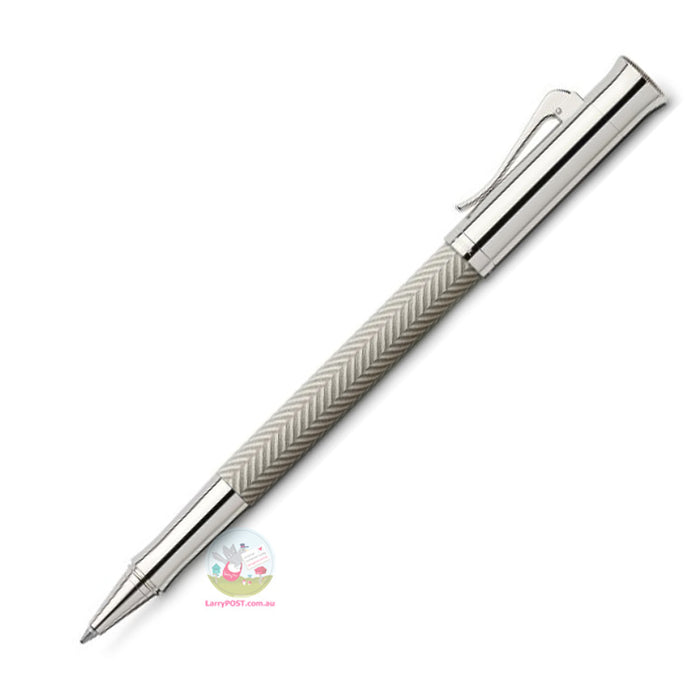 GRAF VON FABER-CASTELL Guilloche Ciselé - Light Grey - Rollerball Pen