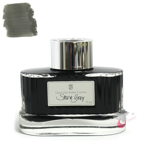 GRAF VON FABER-CASTELL Fountain Pen Ink Bottle 75mL - Stone Grey
