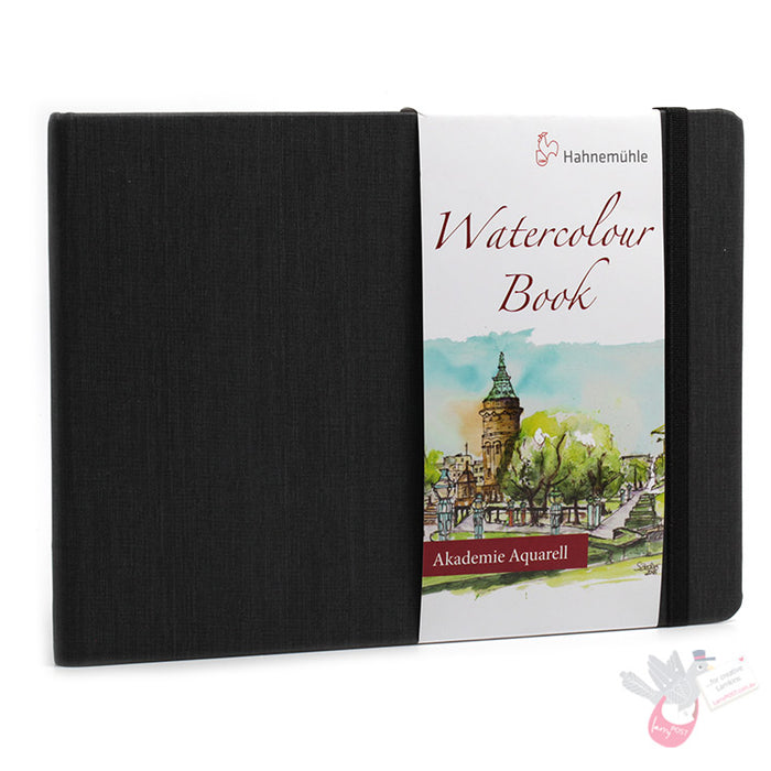 HAHNEMUEHLE Akademie Watercolour Sketchbook - 200gsm - 60 pages - A5 Landscape