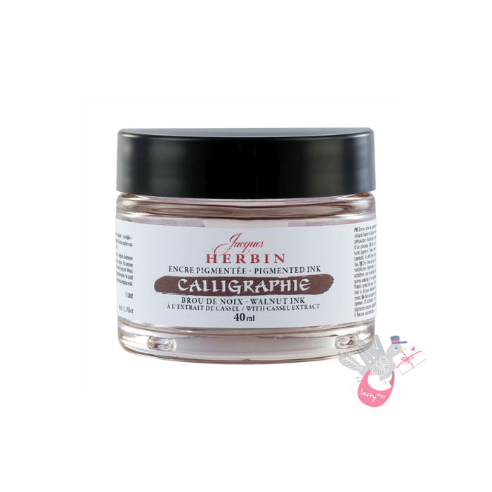 HERBIN Calligraphy Ink (For Dip pens) - 40mL - Walnut