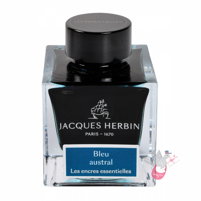 HERBIN Prestige - The Essentials - Fountain Pen Ink - 50mL - Gris de Houle (Grey Swell)
