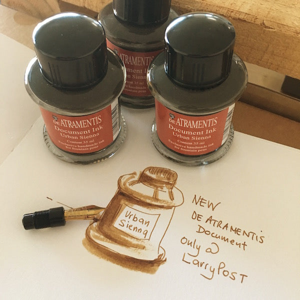 DE ATRAMENTIS Permanent Document Ink 45mL - Urban Sienna (LarryPOST Edition)