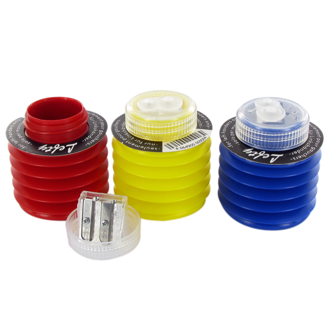 KUM 442 M2 Softie Left Handed Dual Pencil Sharpener (8 & 11mm diameter) - Green