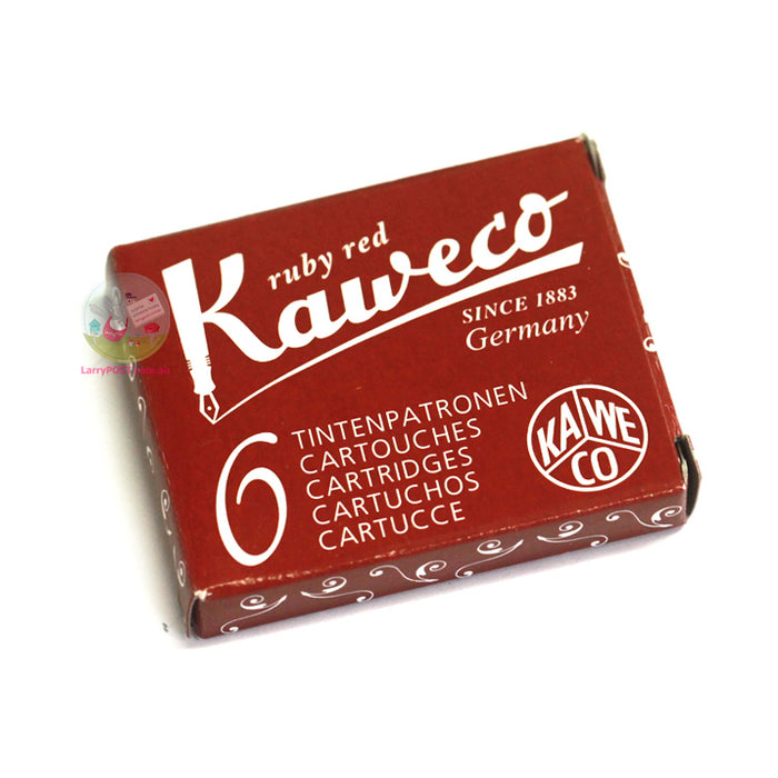 Kaweco Premium Ink Cartridges (pack of 6) - Ruby Red