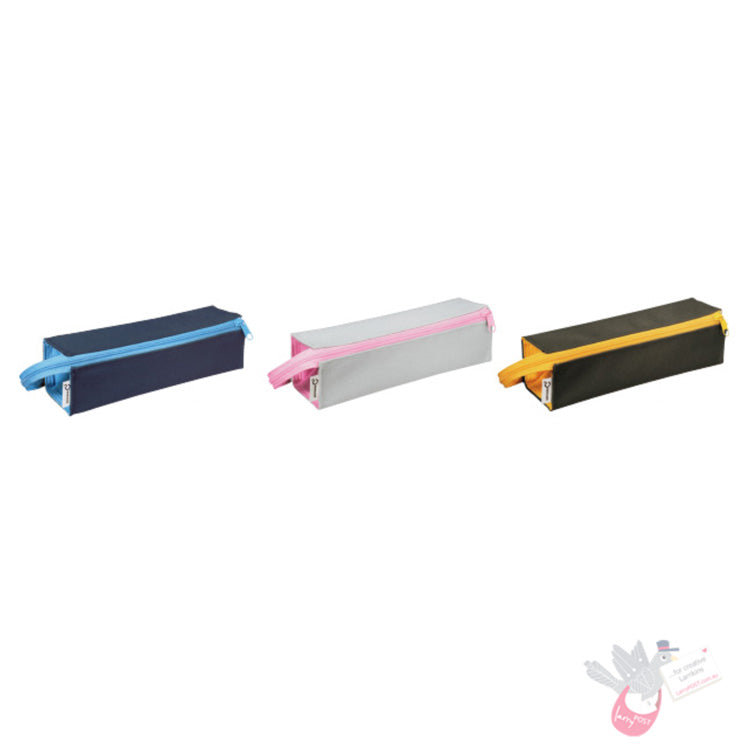 KOKUYO C2 Open Up Pencil Case - Dove/Pink