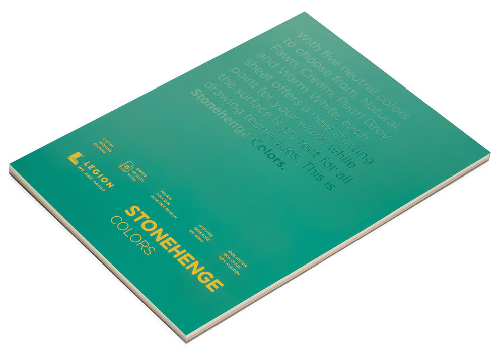 LEGION Stonehenge Colours - 250gsm - 100% Cotton - B6 (12.7 x 17.8cm 5 x 7") - 15 Sheets