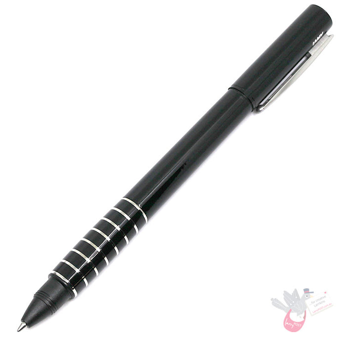 LAMY Accent Brilliant Rollerball Pen in Gloss Black - Diamond Lacquer Grip