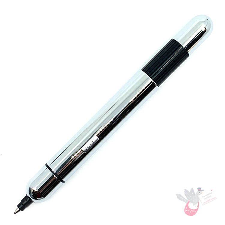 LAMY Pico Ballpoint Pen with Pouch - Chrome Shiny